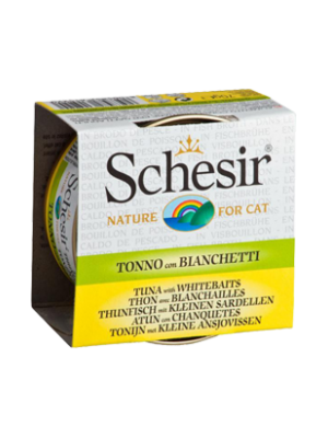 SCHESIR GATO ATUM COM SARDINHA EM CALDO DE PEIXE 70GR